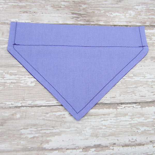 Lilac Pet Bandana- Fits Over Collar 4 Sizes Available
