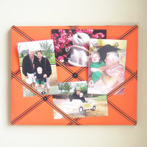 11"x14"  Memory Board or Bow Holder-Marmalade Orange
