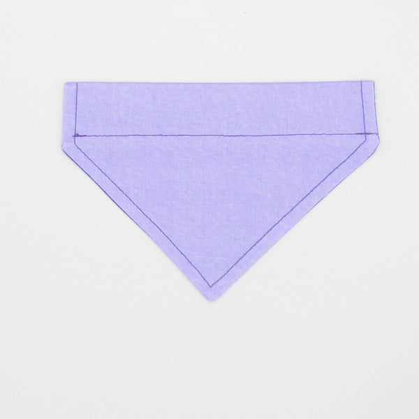 Lilac Pet Bandana- Fits Over Collar 4 Sizes Available