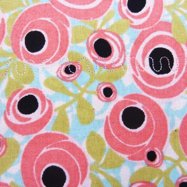 Peach Floral Swirl Pet Bandana- Fits Over Collar 4 Sizes Available