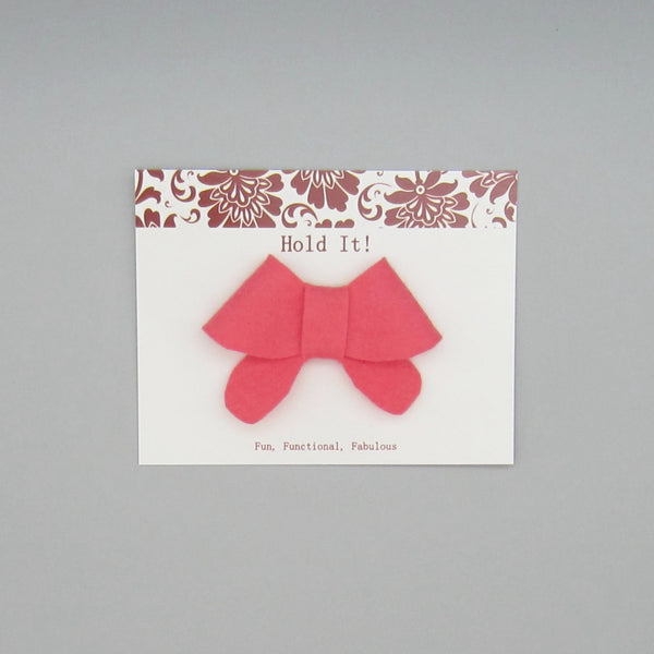 Set of 3 Fortune Cookie Felt Bow Hair Clip-Large