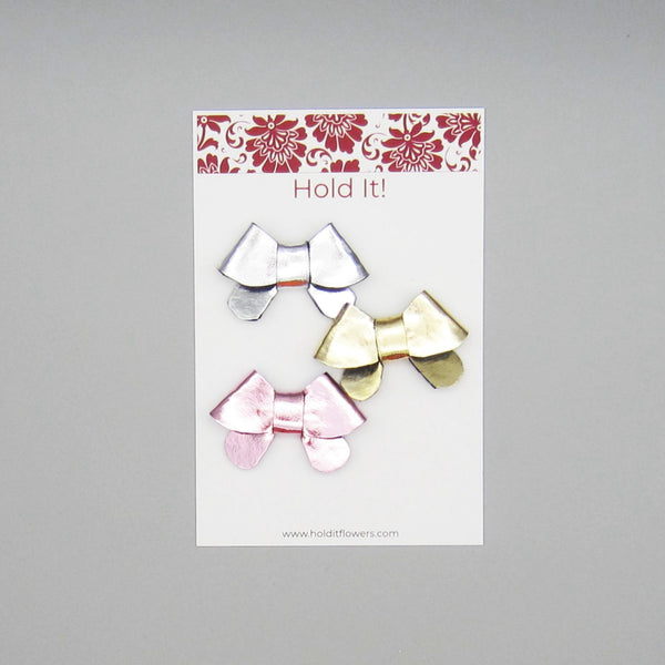 Set of 8 Fortune Cookie Felt Bow Hair Clip-Small