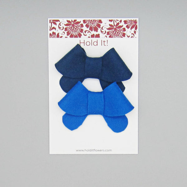 Set of 8 Fortune Cookie Felt Bow Hair Clip-Large
