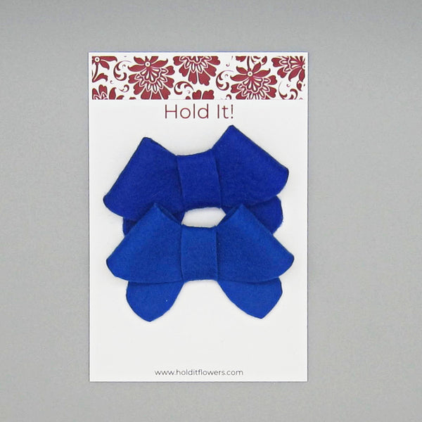 Set of 8 Fortune Cookie Felt Bow Hair Clip-Large