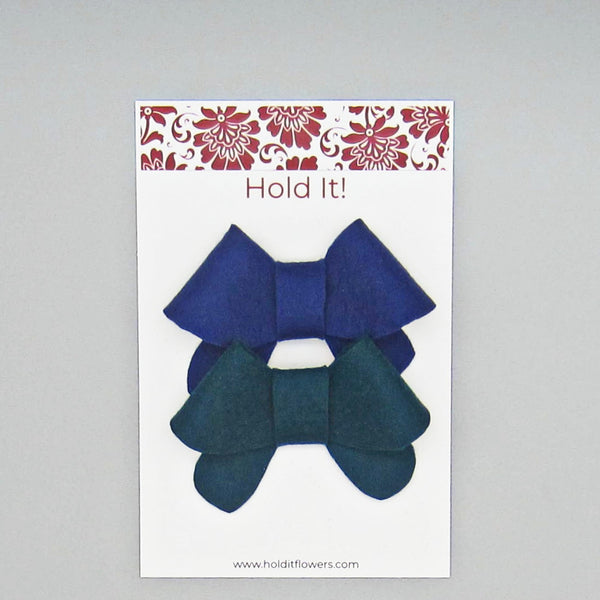 Set of 8 Fortune Cookie Felt Bow Hair Clip-Large