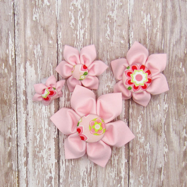 Light Pink Flower For Pet Collar-4 Sizes