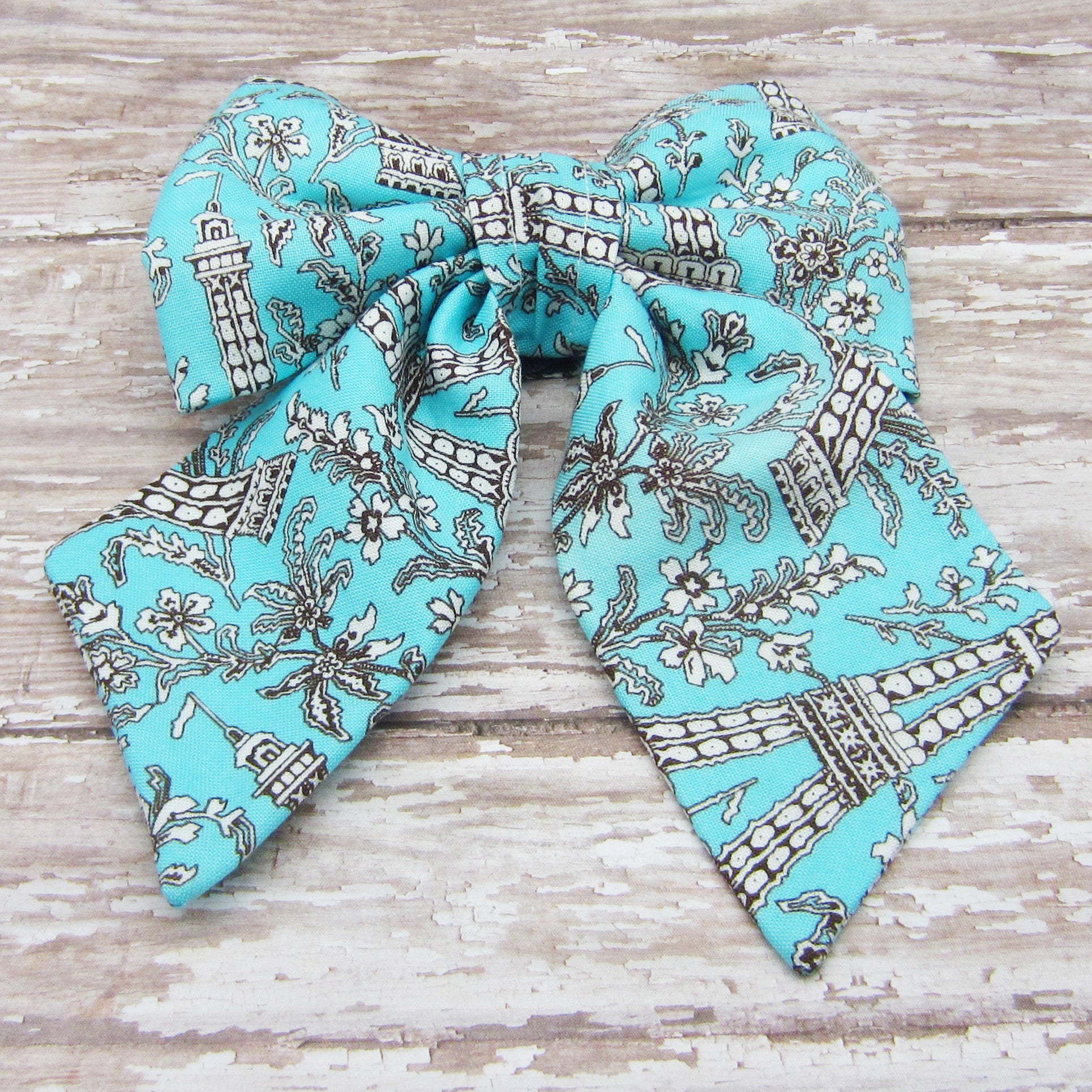 Weekend in Paris Pet Bow Tie or Sailor Bow-4 Sizes Available