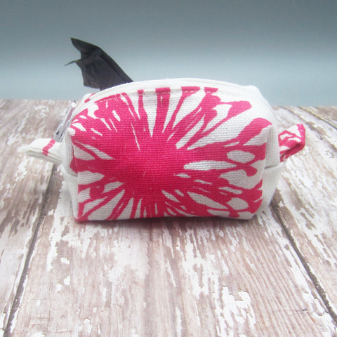 Hot Pink Flower Pet Waste Bag Holder