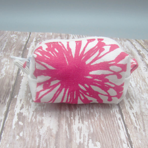 Hot Pink Flower Pet Waste Bag Holder