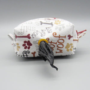 Woof Woof Print Pet Waste Bag Holder