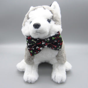 Christmas Bones Pet Bow Tie or Sailor Bow -4 Sizes Available