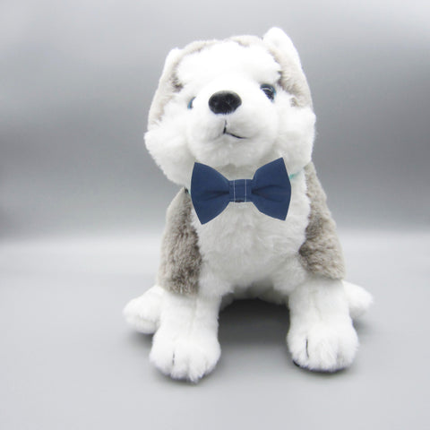 Navy Blue Pet Bow Tie or Sailor Bow-4 Sizes Available