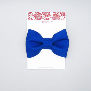 Royal Blue Pet Bow Tie or Sailor Bow-4 Sizes Available