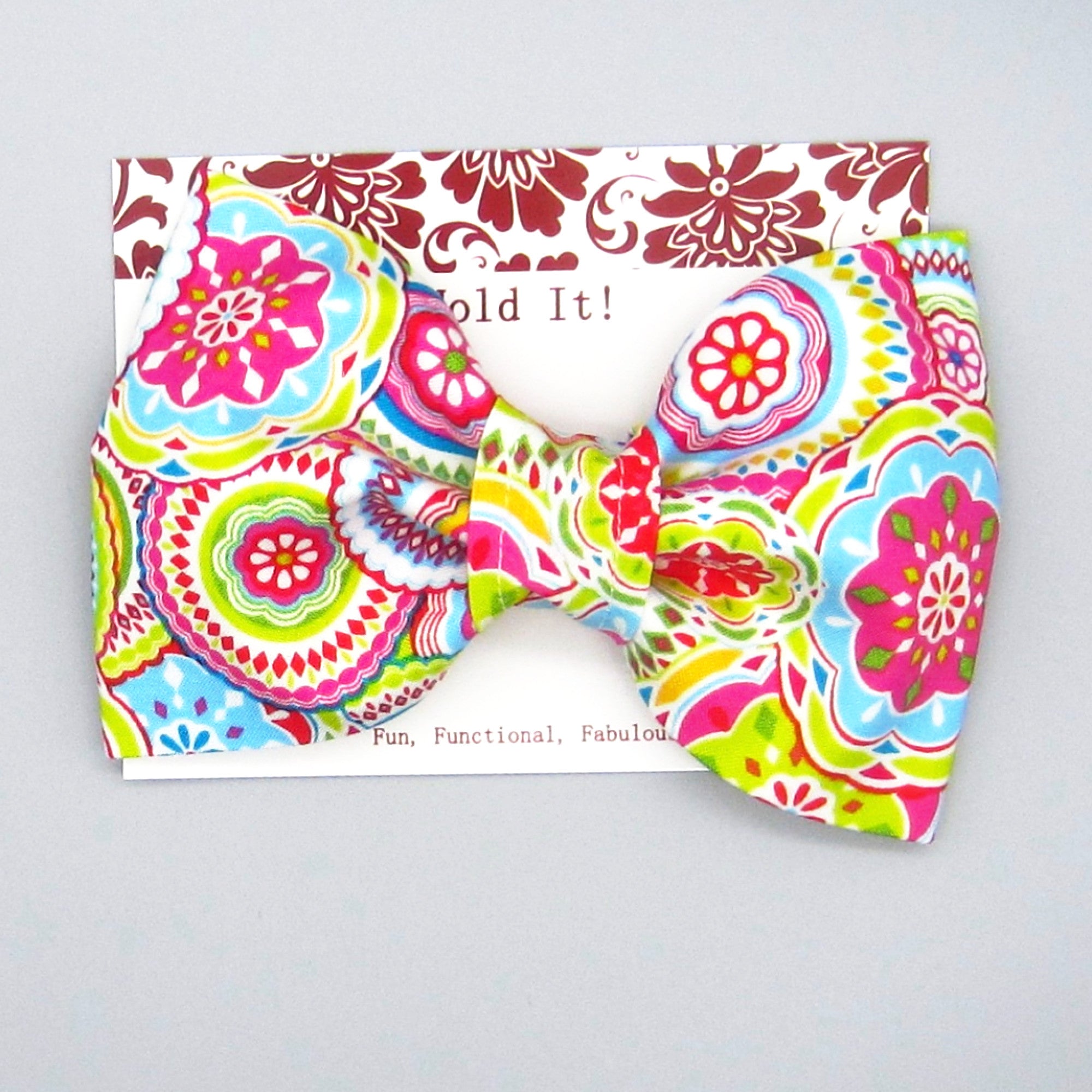 Mosaic Pet Bow Tie or Sailor Bow-4 Sizes Available