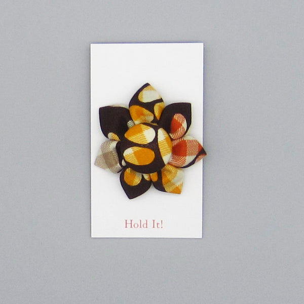 Fall Paw Print Flower For Pet Collar-4 Sizes