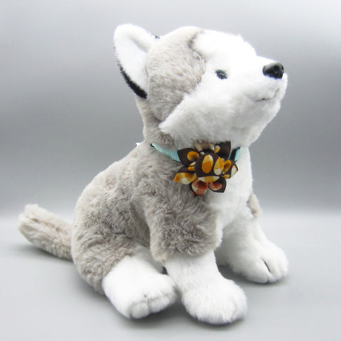 Fall Paw Print Flower For Pet Collar-4 Sizes
