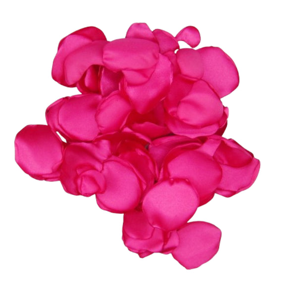 50 Cherry Satin Flower Petals For Wedding Decor