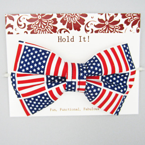 American Flag Pet Bow Tie or Sailor Bow-4 Sizes Available