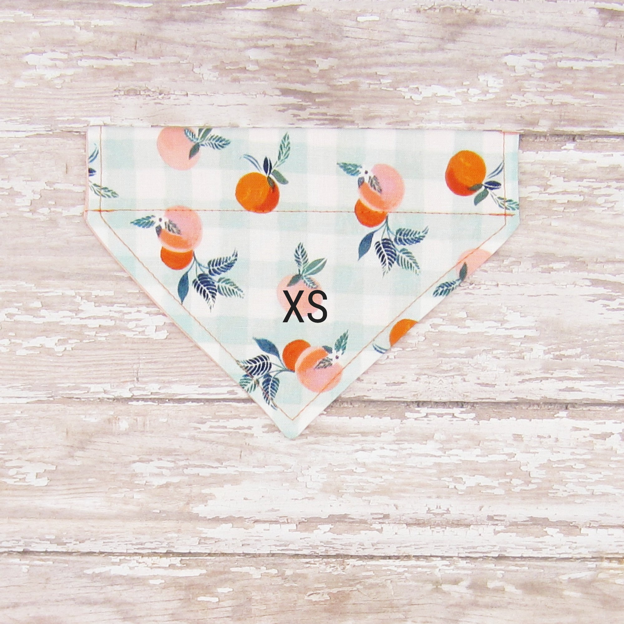 Georgia Peaches Pet Bandana- Fits Over Collar 4 Sizes Available