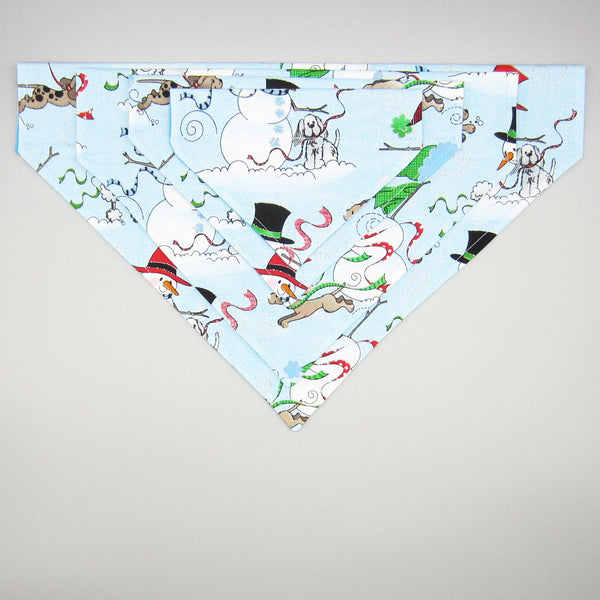 Snow Dogs Pet Bandana- Fits Over Collar 4 Sizes Available
