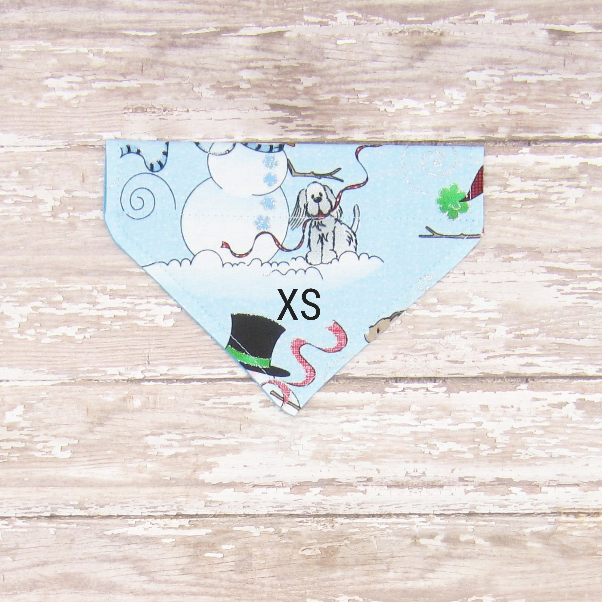 Snow Dogs Pet Bandana- Fits Over Collar 4 Sizes Available