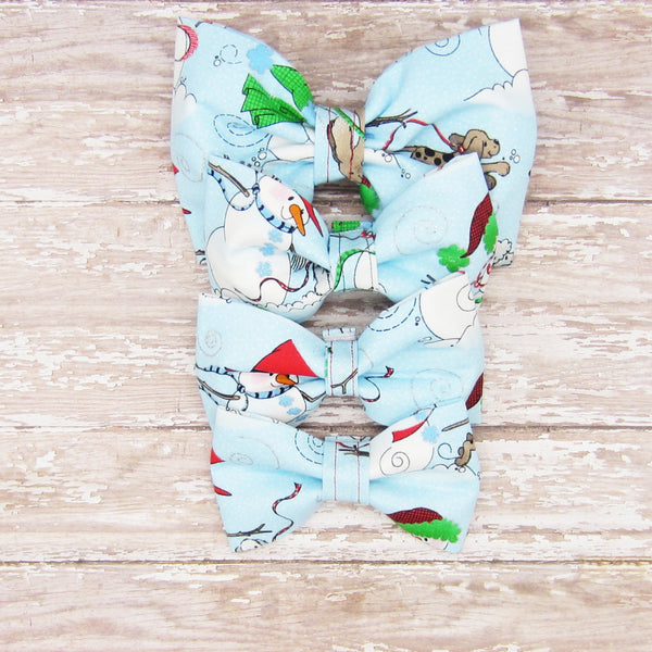 Snow Dogs Pet Bow Tie or Sailor Bow-4 Sizes Available