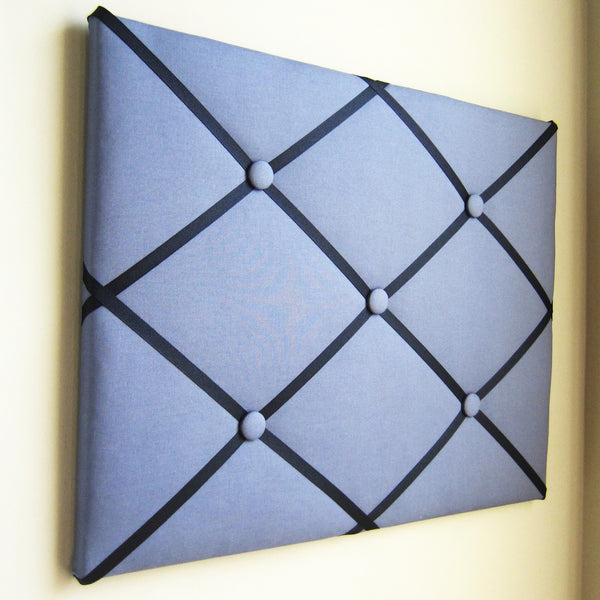 16"x20"  Metal Gray Memory Board or Bow Holder-You Choose Grosgrain Ribbon Color - Hold It!