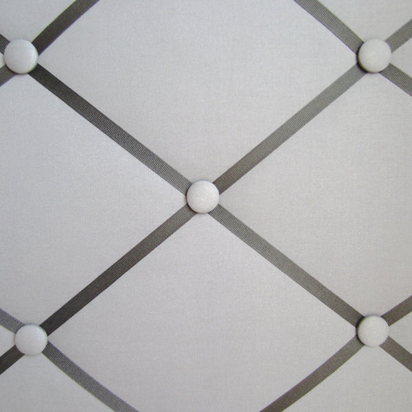 16"x20"  Metal Gray Memory Board or Bow Holder-You Choose Grosgrain Ribbon Color - Hold It!