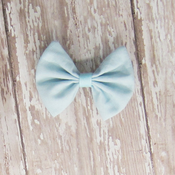 Dog Hair Bow in Blue Fabrics - Hold It!