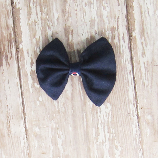 Dog Hair Bow in Blue Fabrics - Hold It!