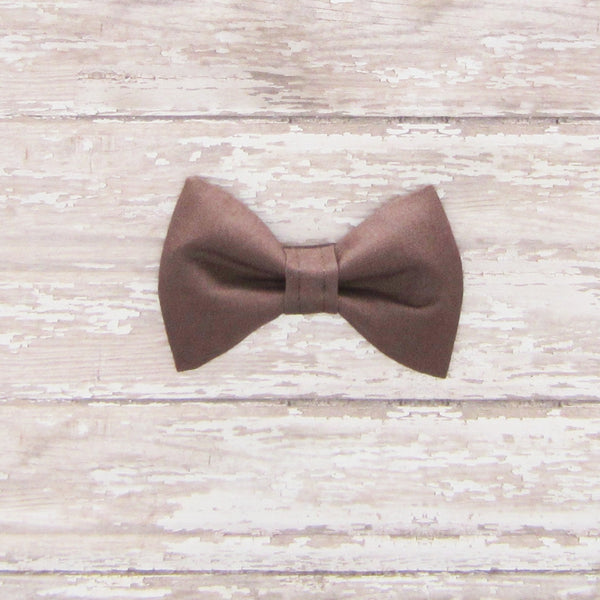 Brown Pet Bow Tie or Sailor Bow-4 Sizes Available - Hold It!