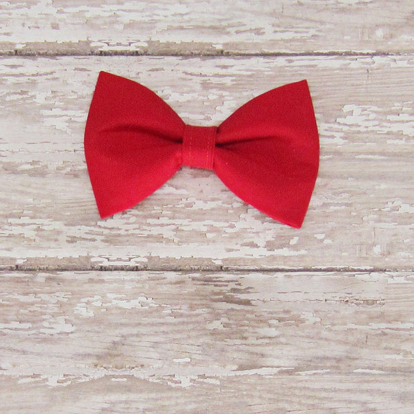Red Pet Bow Tie or Sailor Bow-4 Sizes Available - Hold It!