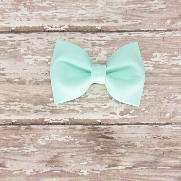 Ice Frappe Green Pet Bow Tie or Sailor Bow-4 Sizes Available - Hold It!