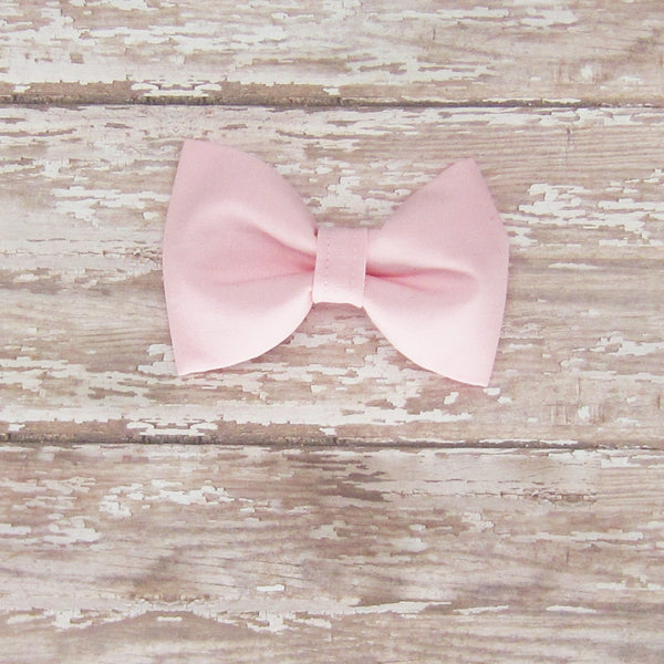 Baby Pink Pet Bow Tie or Sailor Bow-4 Sizes Available - Hold It!