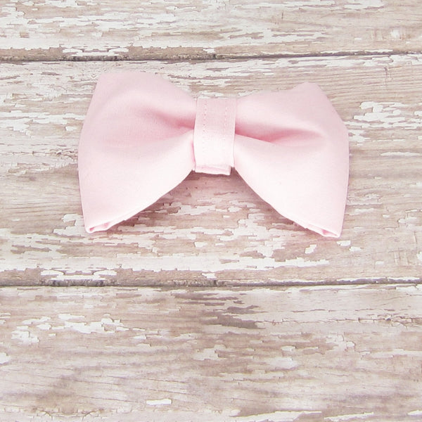 Baby Pink Pet Bow Tie or Sailor Bow-4 Sizes Available - Hold It!