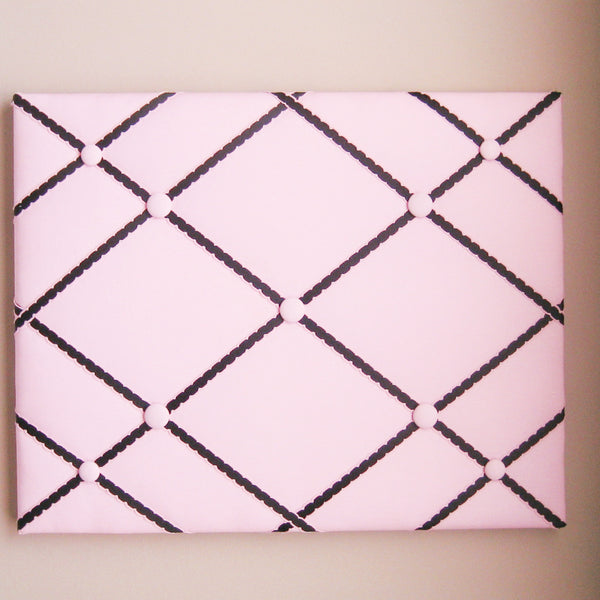 16"x20" Memory Board or Bow Holder-Pink & Black - Hold It!