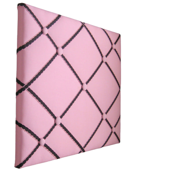 16"x20" Memory Board or Bow Holder-Pink & Black - Hold It!