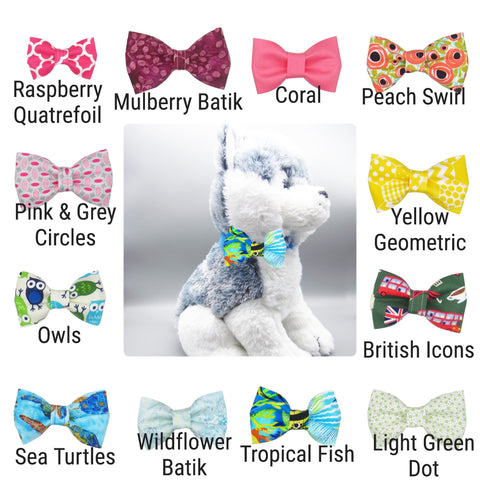 Large Pet Bow Tie-12 Fabrics to Choose From