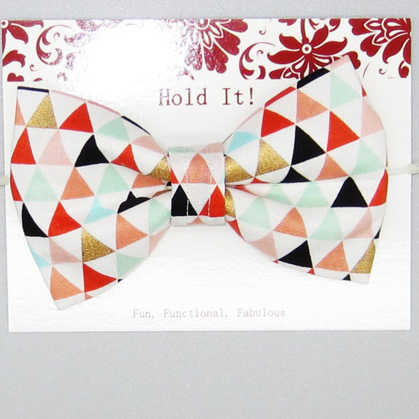 Triangles Pet Bow Tie or Sailor Bow-4 Sizes Available