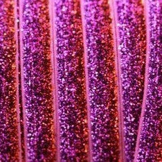 Glitter Frost Fold Over Elastic 3 or 5 Yards