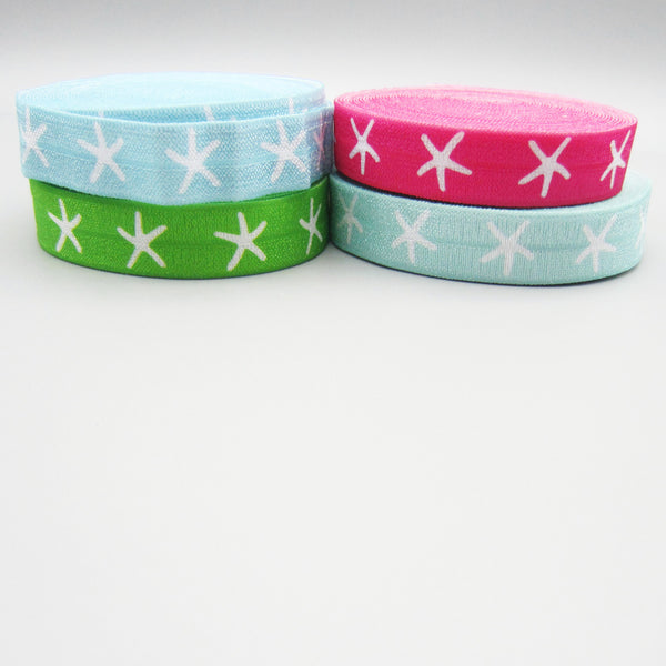 4 yards Starfish Fold Over Elastic