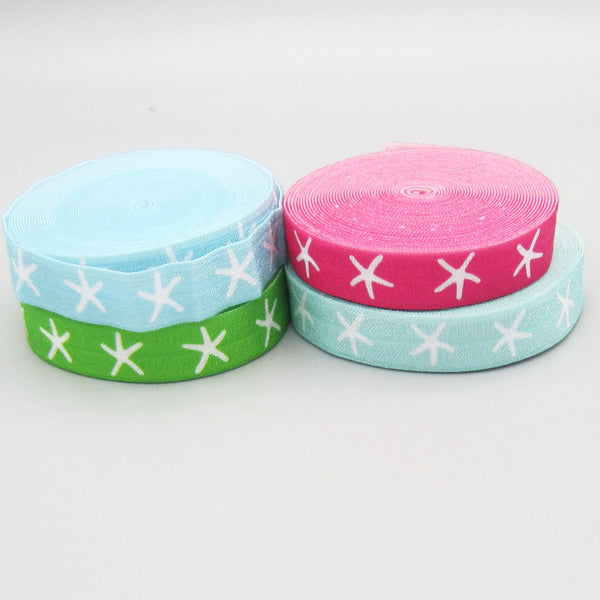 4 yards Starfish Fold Over Elastic