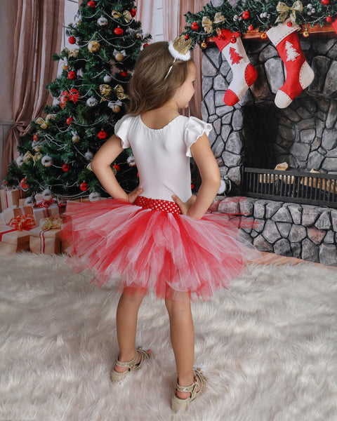 Red & White Stripe Tutu-2 Sizes Available - Hold It!