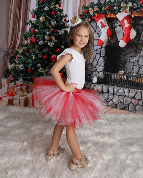 Red & White Stripe Tutu-2 Sizes Available - Hold It!
