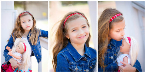Set of 3 Adjustable Headbands - Green & Blue Peacock - Hold It!
