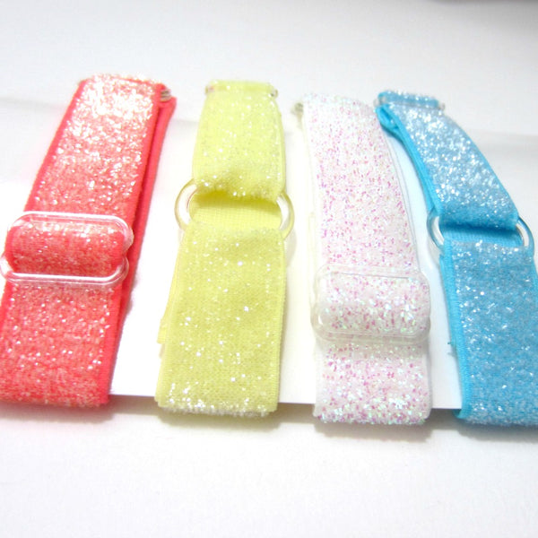 Glitter Frost Individual Adjustable Headband - 10 Colors to Choose From
