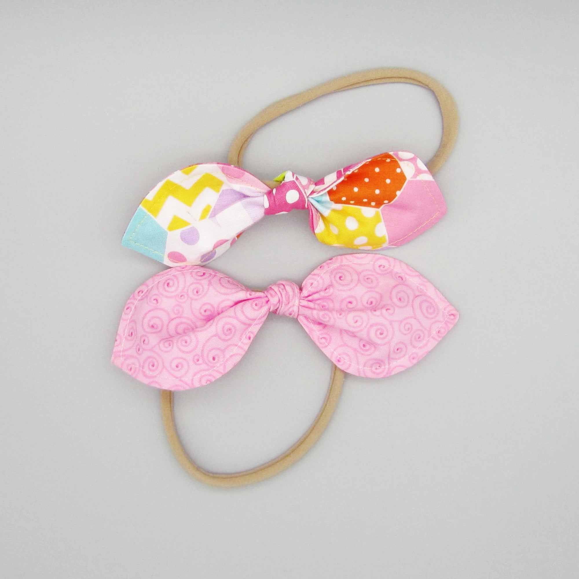 Set of 2 Bunny Ear Nylon Headband Easter