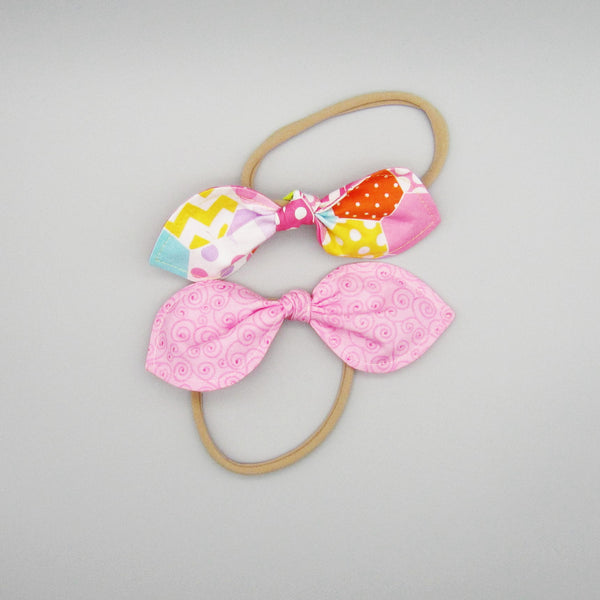 Set of 2 Bunny Ear Nylon Headband Easter