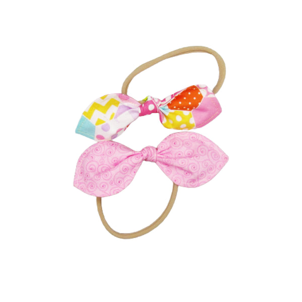 Set of 2 Bunny Ear Nylon Headband Easter