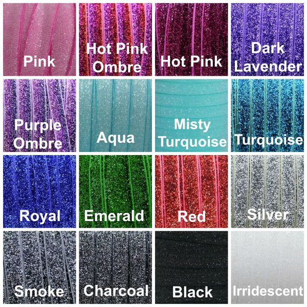 Glitter Frost Individual Adjustable Headband - 10 Colors to Choose From - Hold It!